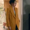Asal Vision Women Coats | Fool Me Once Eva Finn Trench Coat Yellow