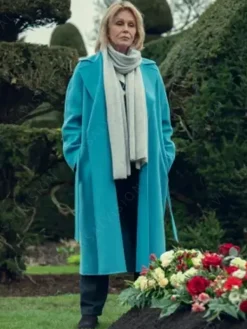 Asal Vision Women Coats | Fool Me Once Season 1 Judith Burkett Wool Coat Blue