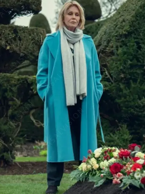 Asal Vision Women Coats | Fool Me Once Season 1 Judith Burkett Wool Coat Blue