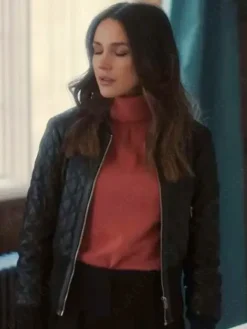Asal Vision Leather Jackets | Fool Me Once Season 1 Maya Stern Leather Jacket Black