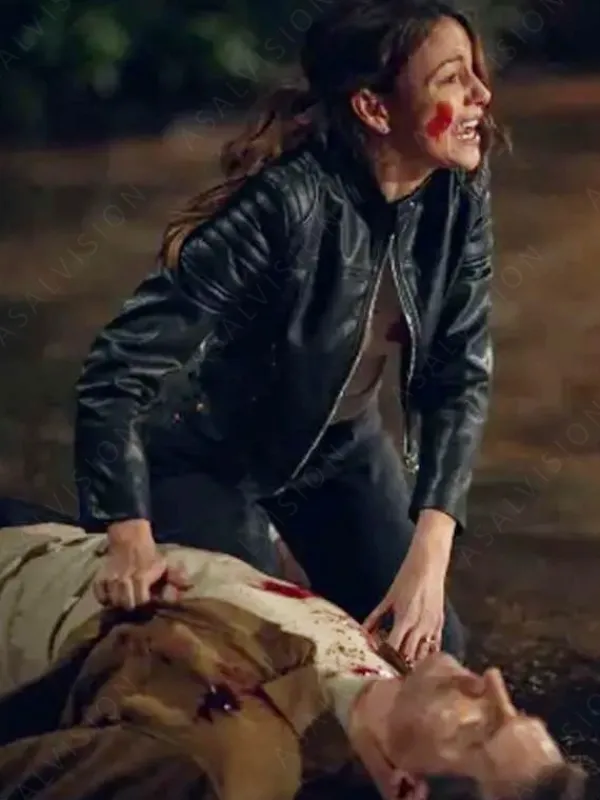 Asal Vision Leather Jackets | Fool Me Once Season 1 Michelle Keegan Leather Jacket Black