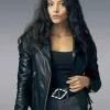 Asal Vision Leather Jackets | Found Season 1 Gabrielle Walsh Leather Jacket Black