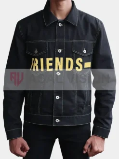 Asal Vision Denim Jackets | Denim Jackets | Friends VLONE Denim Jeans Jacket Black