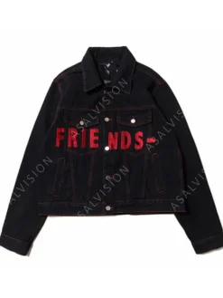 Asal Vision Denim Jackets | Denim Jackets | Friends VLONE Denim Jeans Jacket Black