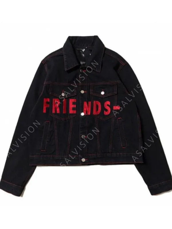 Asal Vision Denim Jackets | Denim Jackets | Friends VLONE Denim Jeans Jacket Black