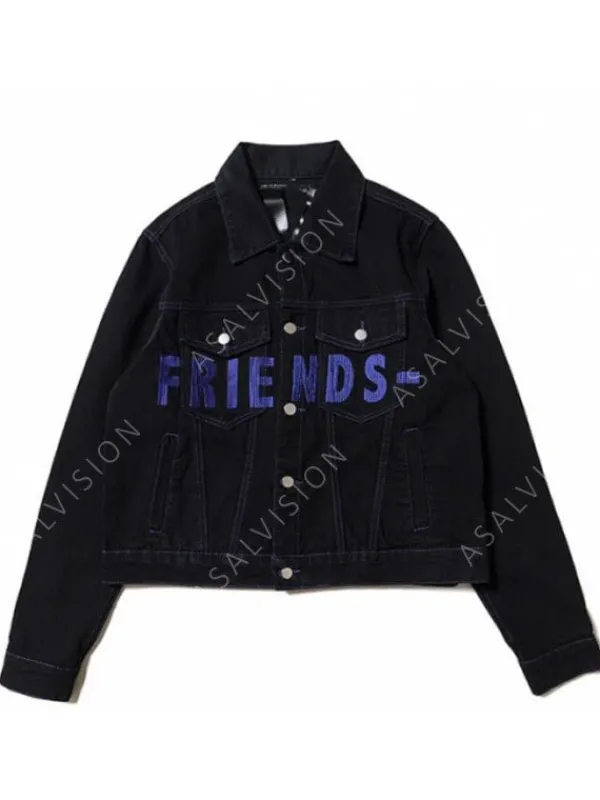 Asal Vision Denim Jackets | Denim Jackets | Friends VLONE Denim Jeans Jacket Black