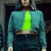 Asal Vision Cotton Jackets | Furies Lyna Cropped Bomber Jacket Grey