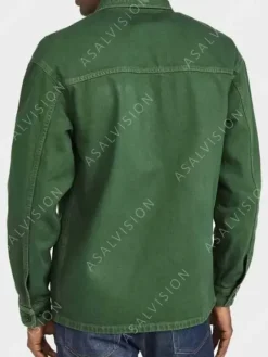 Asal Vision Cotton Jackets | Gabriel Emily In Paris Lucas Bravo Jacket Green