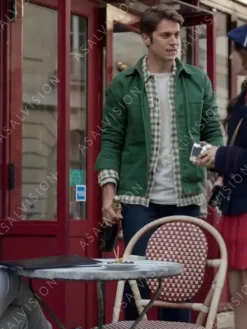 Asal Vision Cotton Jackets | Gabriel Emily In Paris Lucas Bravo Jacket Green