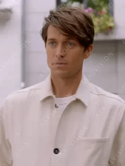Asal Vision Cotton Jackets | Gabriel Emily in Paris Season 3 Jacket White