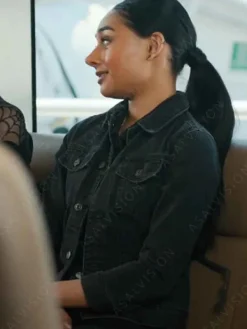 Asal Vision Denim Jackets | Geek Girl Season 1 Rochelle Harrington Denim Jacket Black