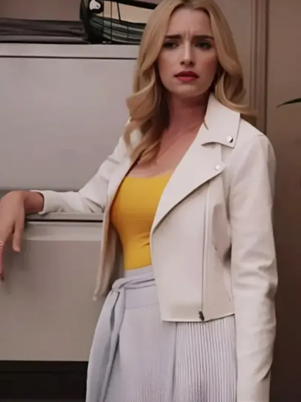 Asal Vision Leather Jackets | Georgia Miller Ginny & Georgia Leather Jacket White
