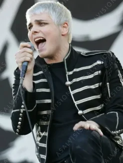 Asal Vision Cotton Jackets | Cotton Jackets | Gerard Way The Black Parade Jacket Red/ White/ Golden/ Black