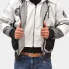 Asal Vision Cotton Jackets | Ghost Recon Assassin’s Creed Hooded Bomber Jacket White