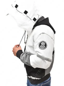 Asal Vision Cotton Jackets | Ghost Recon Assassin’s Creed Hooded Bomber Jacket White