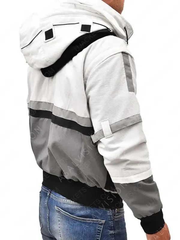 Asal Vision Cotton Jackets | Ghost Recon Assassin’s Creed Hooded Bomber Jacket White