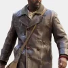 Asal Vision Men Coats | Ghost Rider Idris Elba Long Leather Coat Brown