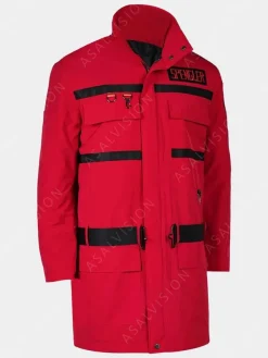 Asal Vision Cotton Jackets | Men Coats | Ghostbusters: Frozen Empire Jacket Red