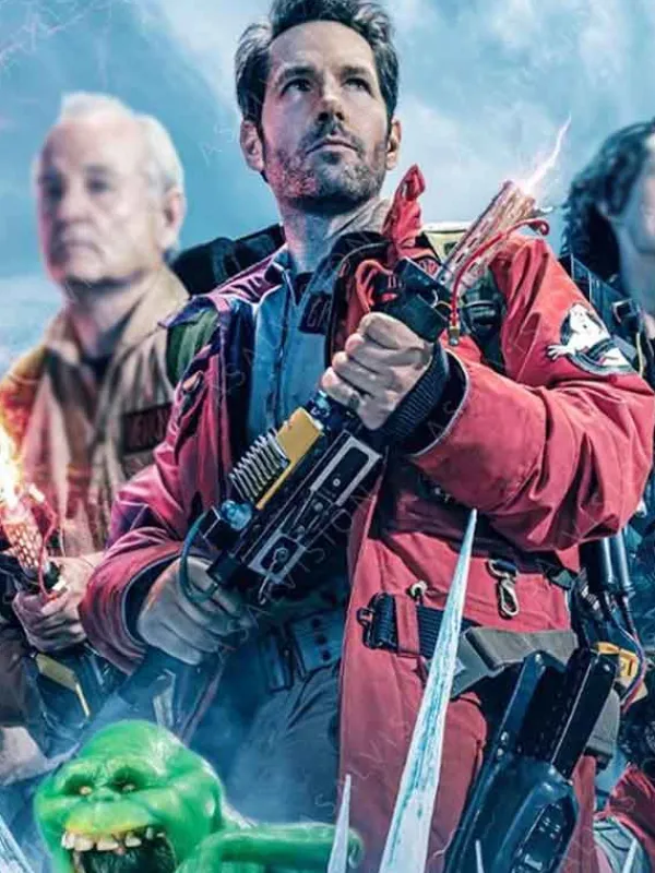 Asal Vision Cotton Jackets | Men Coats | Ghostbusters: Frozen Empire Jacket Red