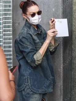 Asal Vision Denim Jackets | Gigi Hadid Denim Jacket Blue