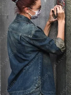Asal Vision Denim Jackets | Gigi Hadid Denim Jacket Blue