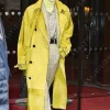 Asal Vision Women Coats | Gigi Hadid Long Trench Coat Yellow