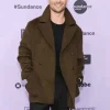 Asal Vision Men Coats | Glen Powell Hit Man 2024 Wool Peacoat