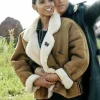 Asal Vision Brown Jackets | Leather Jackets | Gloria Power Book IV Force Shearling Jacket Brown