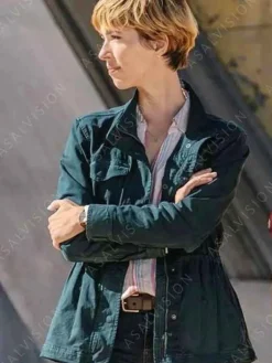 Asal Vision Cotton Jackets | Godzilla x Kong The New Empire Rebecca Hall Cotton Jacket Green