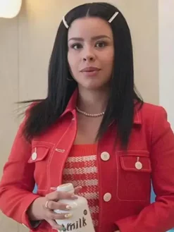 Asal Vision Cotton Jackets | Good Trouble Cierra Ramirez Jacket Red