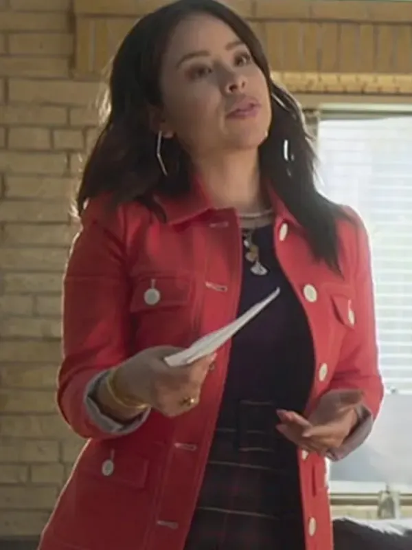 Asal Vision Cotton Jackets | Good Trouble Cierra Ramirez Jacket Red