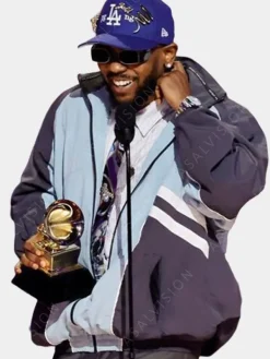Asal Vision Cotton Jackets | Grammys Awards 2023 Kendrick Lamar Jacket Blue