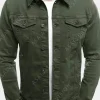 Asal Vision Denim Jackets | Denim Jacket Mens Green