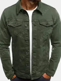 Asal Vision Denim Jackets | Denim Jacket Mens Green