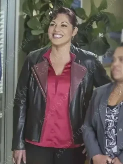 Asal Vision Leather Jackets | Grey’s Anatomy Dr. Callie Torres Leather Jacket Black