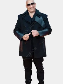 Asal Vision Men Coats | Guardians of the Galaxy Vol. 3 Vin Diesel Trench Coat Black