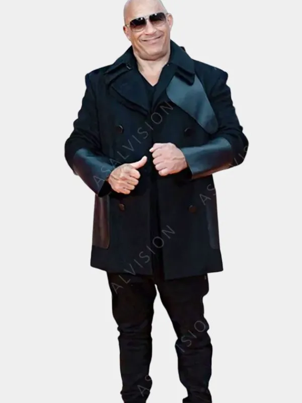 Asal Vision Men Coats | Guardians of the Galaxy Vol. 3 Vin Diesel Trench Coat Black