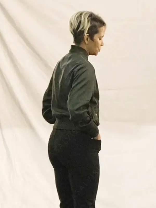 Asal Vision Cotton Jackets | Halle Berry The Union Bomber Jacket Black