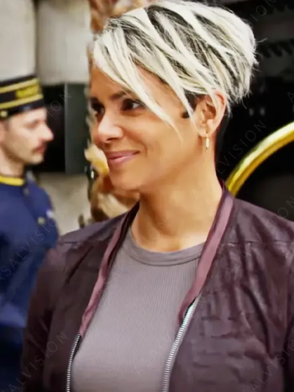 Asal Vision Leather Jackets | Halle Berry The Union Leather Jacket Brown
