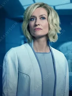 Asal Vision Women Coats | Halo Dr Catherine Halsey Leather Coat White