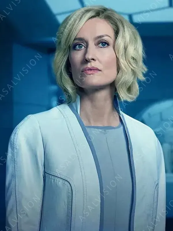 Asal Vision Women Coats | Halo Dr Catherine Halsey Leather Coat White