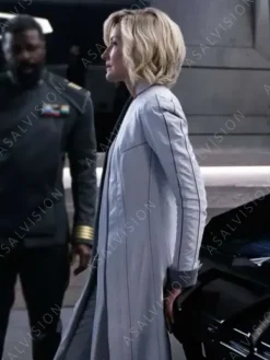 Asal Vision Women Coats | Halo Dr Catherine Halsey Leather Coat White