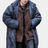 Asal Vision Men Coats | Hawkeye Jeremy Renner Puffer Coat Blue