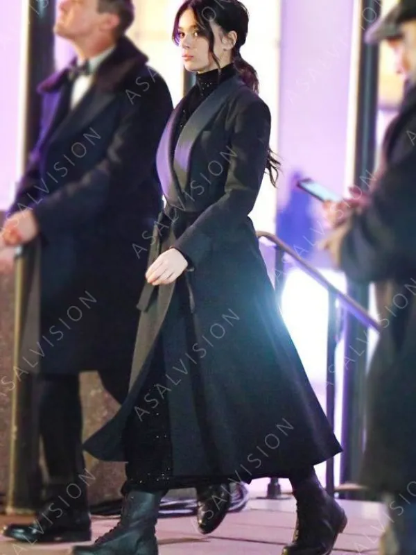 Asal Vision Women Coats | Hawkeye Kate Bishop Trench Coat Black