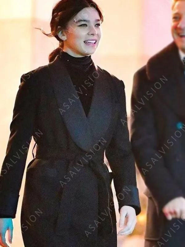 Asal Vision Women Coats | Hawkeye Kate Bishop Trench Coat Black