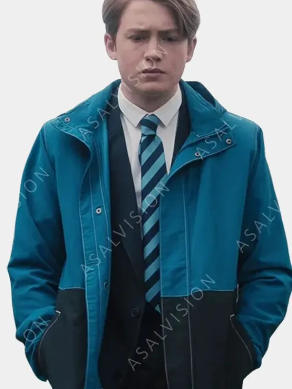 Asal Vision Cotton Jackets | Heartstopper Kit Connor Jacket Blue And Black