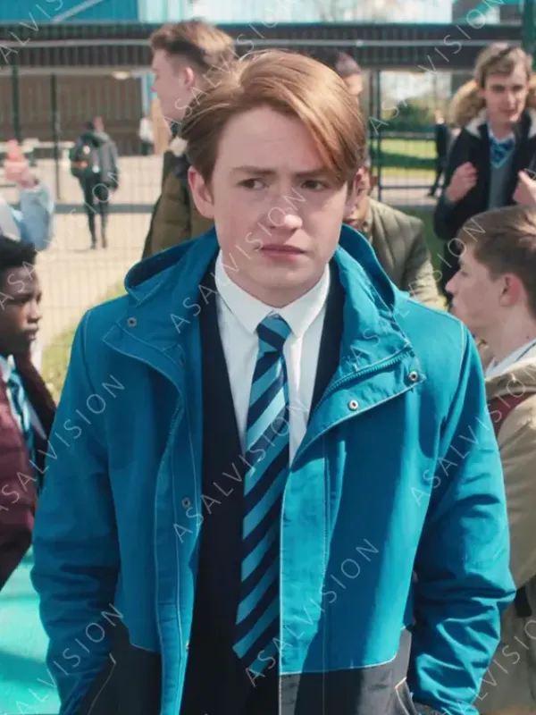 Asal Vision Cotton Jackets | Heartstopper Kit Connor Jacket Blue And Black