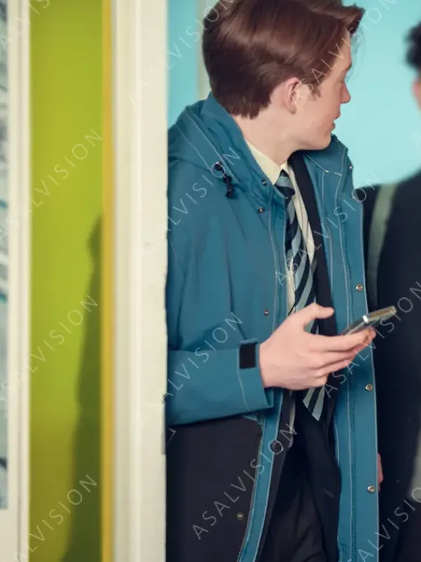 Asal Vision Cotton Jackets | Heartstopper Kit Connor Jacket Blue And Black