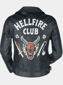 Asal Vision Black Jackets | Leather Jackets | Hellfire Club Unisex Leather Jacket Black