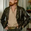 Asal Vision Blazers | Hit Man 2024 Austin Amelio Leather Jacket Black